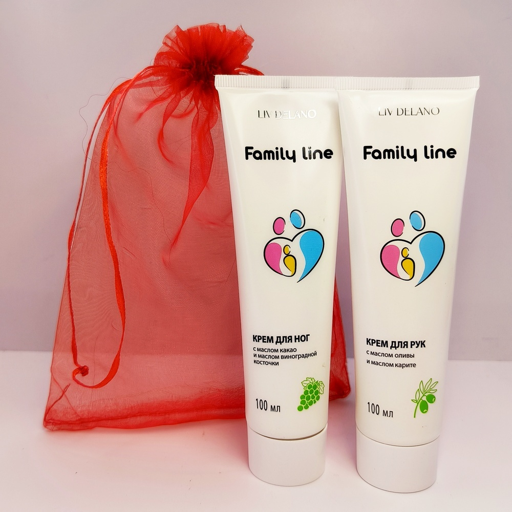 Подарочный набор "Бархатные ручки и ножки" в органзе