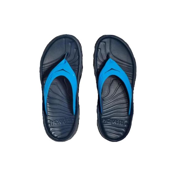 Hoka One One Ora Recovery Flip Slide 'Black Blue'