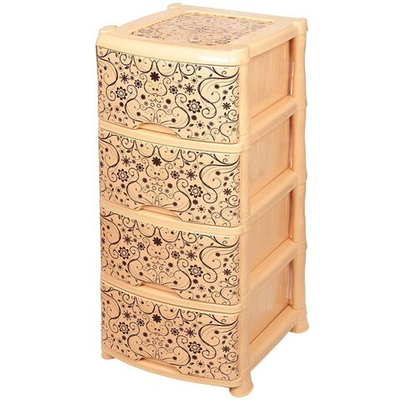 Комод 4 ящика, Элегант, 39х47х95 см, светл, 0352/70, Violet