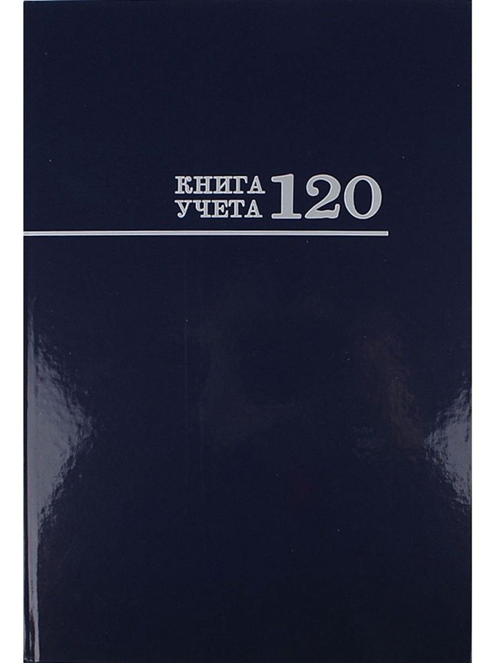 Книга учета кл. (200*298мм) 120л., обл.твердая, кл. "Синяя"