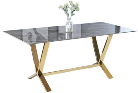 Стол обеденный Ist Casa Дориан, 180х90х75 см, серый мрамор