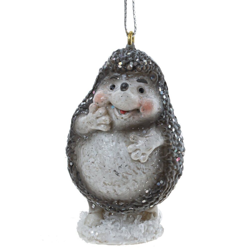 GAEM Фигурка декоративная подвесная "Ёжик", L4 W3 H5 см, 2в.