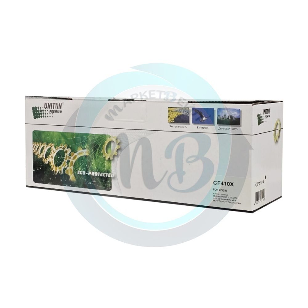 Картридж UNITON, аналог HP CF410X (410X) для Color LJ M452/M477 черный (6,5K)