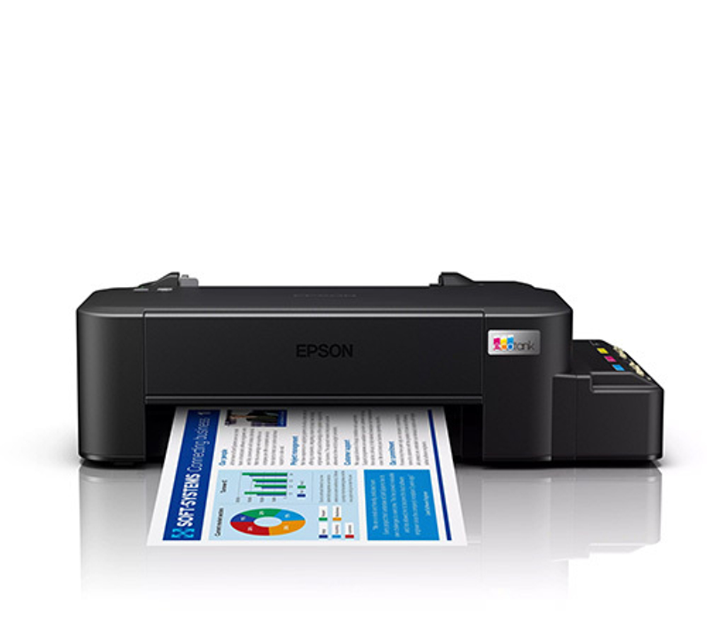 Принтер Epson EcoTank L121, A4, 9стр./мин, USB, цветной
