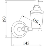 Дозатор Boheme Hermitage 10367 GOLD