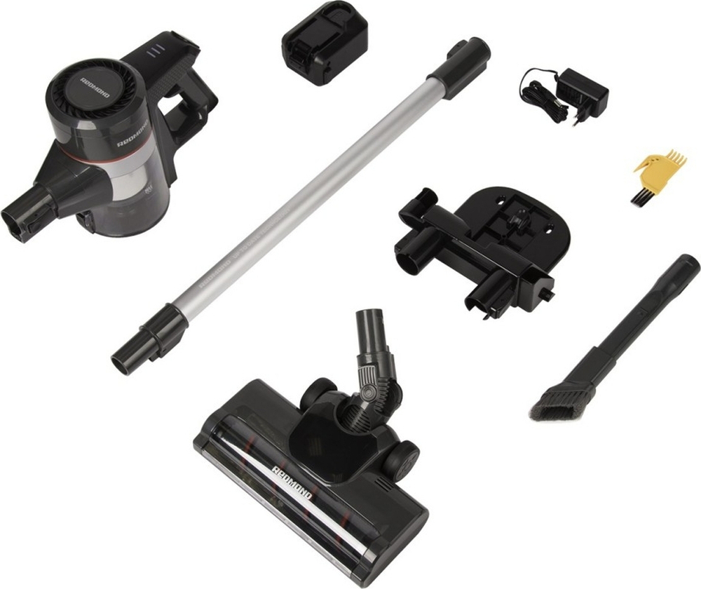 Вертикальный пылесос Redmond RV-UR362, серый. Товар уцененный