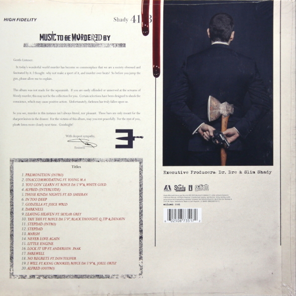 Eminem, Slim Shady / Music To Be Murdered By (2LP)