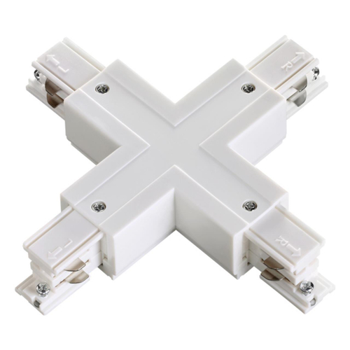 135052 PORT NT19 032 белый Соединитель "Х" с токопроводом для трехфазного шинопровода IP20 220V