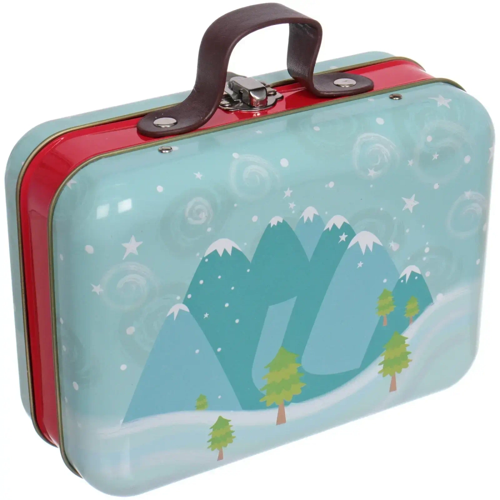 Банка жестяная «Зимние покатушки» 18*13*7,5см