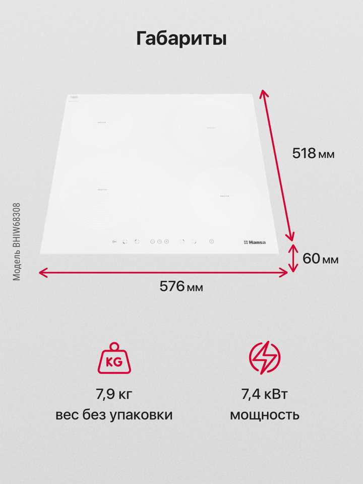 Индукционная панель Hansa BHIW68308