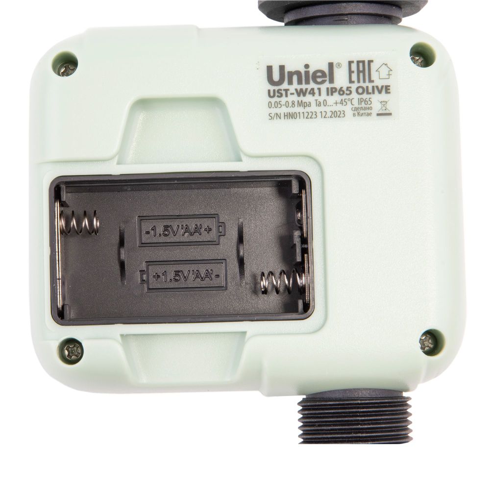 UST-W41 IP65 OLIVE Таймер для автоматического полива. 1 канал. Корпус оливковый. ТМ Uniel