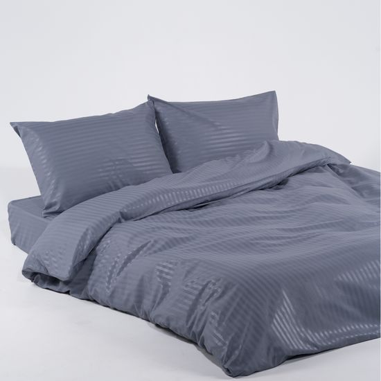 Пододеяльник Greys , страйп полисатин  220x240  HOMY