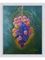 Картина авторская маслом на холсте 30х40 см на стену для интерьера "А вини-ко есть?"