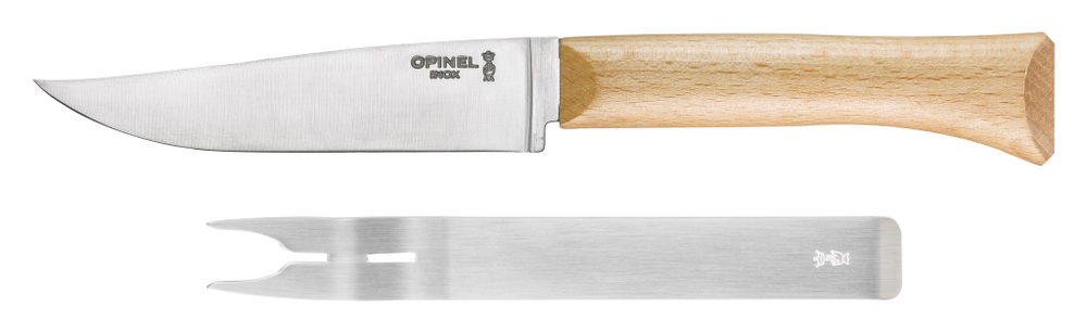 Набор ножей для резки сыра Opinel Cheese set (нож+ вилка), дерев. рукоять, нерж, сталь, кор. 001834