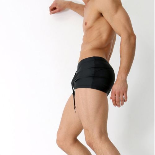 Мужские плавки боксеры черные Romeo Rossi RR6533-2