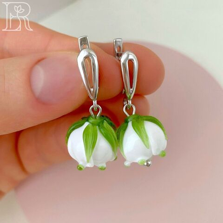 Серьги Ландыши