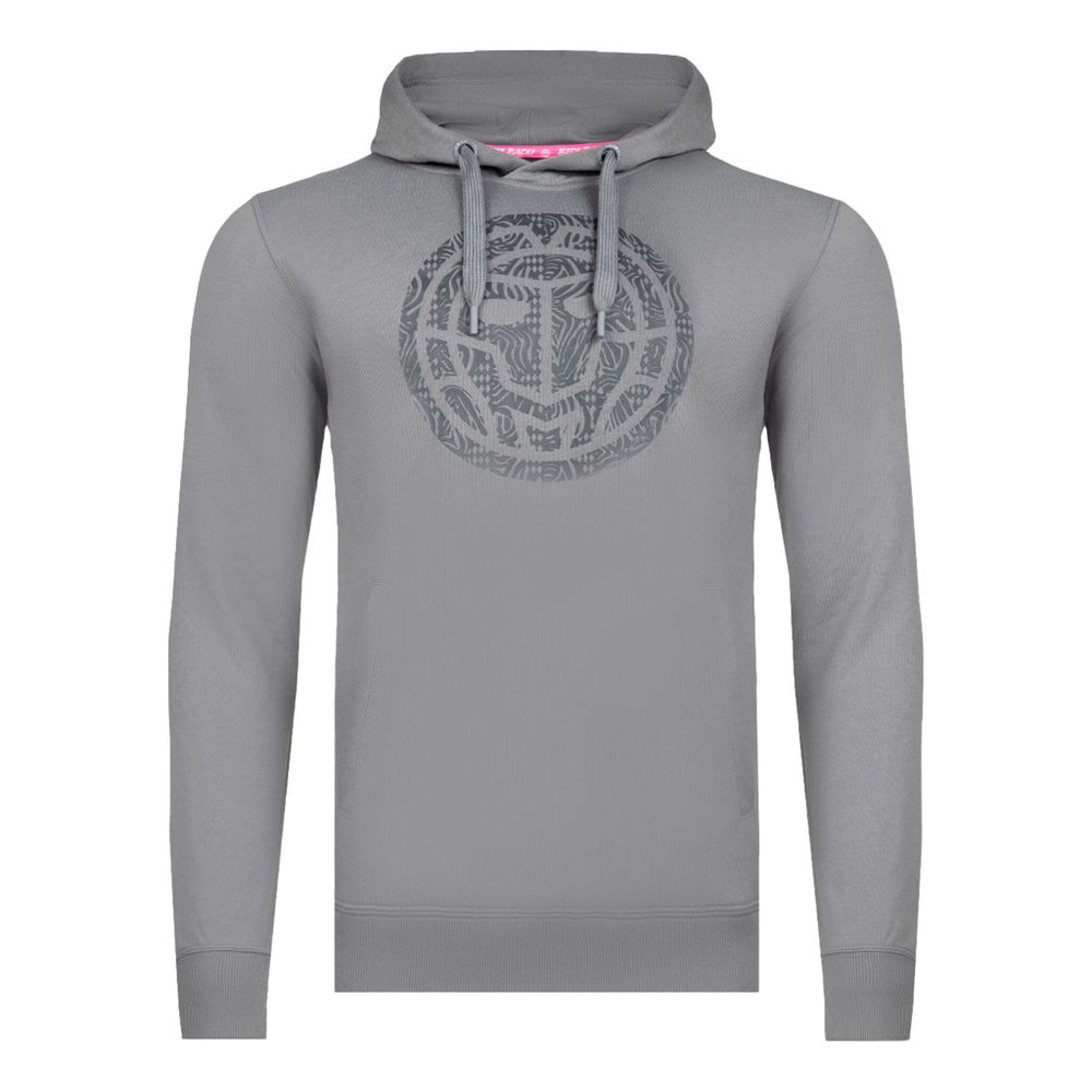 Мужская кофта теннисная BIDI BADU Orma Lifestyle Hoody Men - Grey