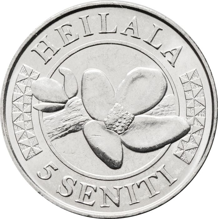 5 сенити 2015 Тонга