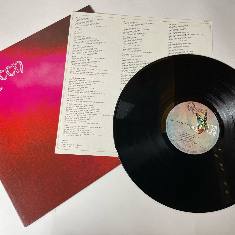 Винтажная виниловая пластинка LP Queen (Japan 1974) (No Obi) Keep Yourself Alive