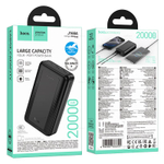 Hoco J165A Honey портативный аккумулятор (20000mAh) (black)
