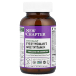 New Chapter, One Daily Every Woman's, мультивитамины, 72 вегетарианские таблетки