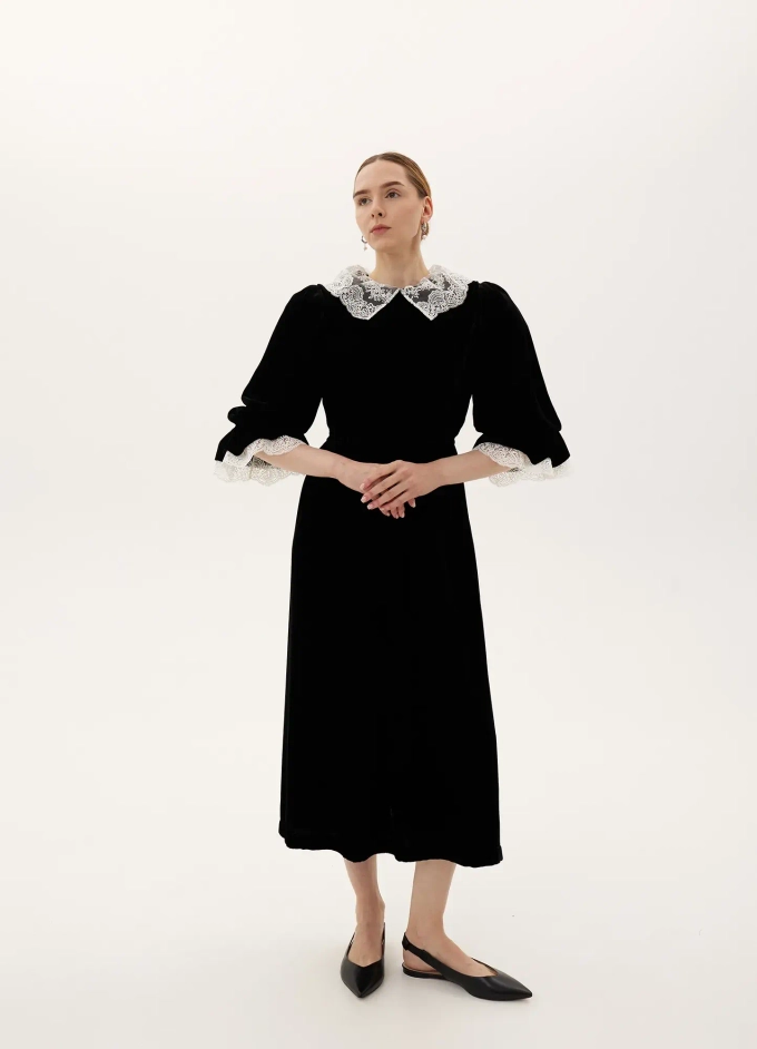 Платье «Версаль», чёрный
