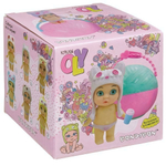 Куколка OLY в шапочке-ушанке в шаре. Мальчик 8см, арт.5558-1 (Bondibon)