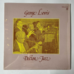 Винтажная виниловая пластинка LP George Lewis New Orleans Ragtime Band Doctor Jazz (USA 1980)