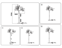 Ambrella Напольный телескопический светильник со сменной лампой Traditional TR3029