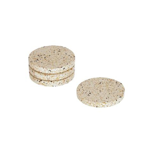 Verna набор из 4 подставок под кружки, белый терраццо