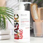 OLLIN BASIC LINE Шампунь для частого применения с экстрактом листьев камелии 750мл/ Daily Shampoo w