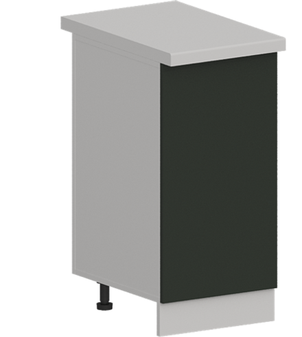 Кухня Модуль ШН 400 Ликата / Насыщенно-зеленый