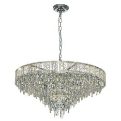 Citilux SAGRADA CL317281 Люстра хрустальная подвесная Хром