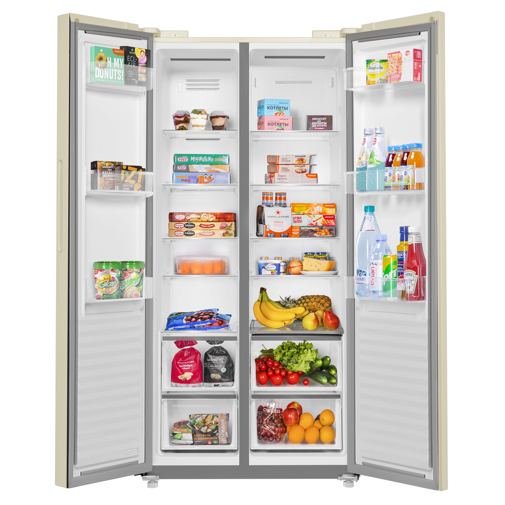 Холодильник с инвертором MAUNFELD MFF191NFBG