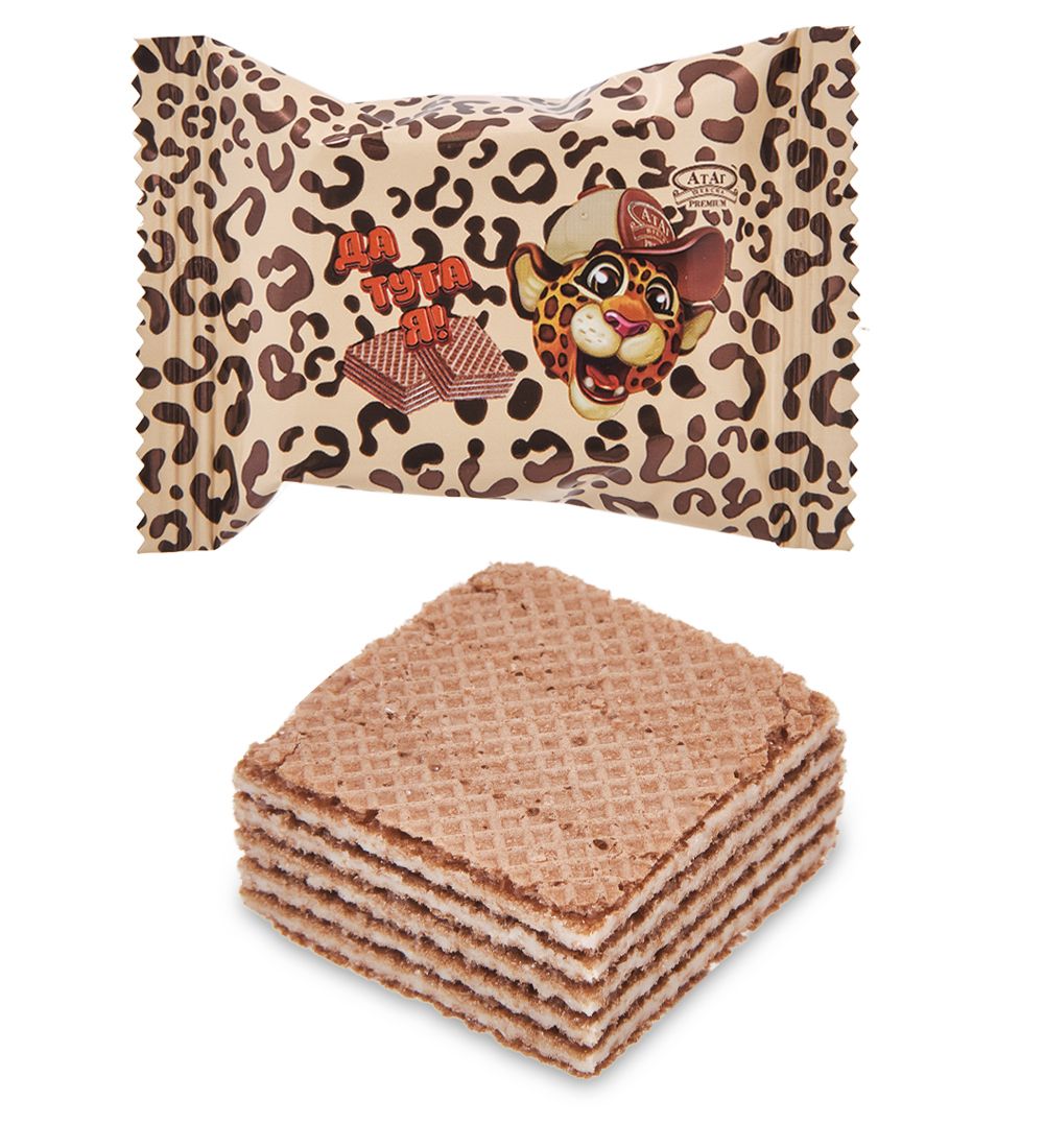 AT-100/3 Вафли неглазированные «Да тута я» 1 кг