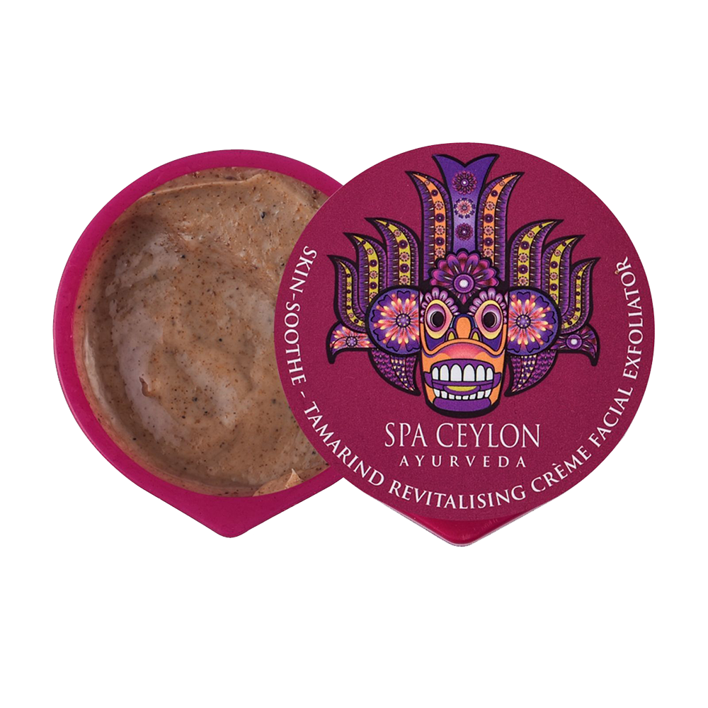 Омолаживающий крем-скраб для лица с тамариндом "СЧАСТЛИВАЯ КОЖА" (10гр)