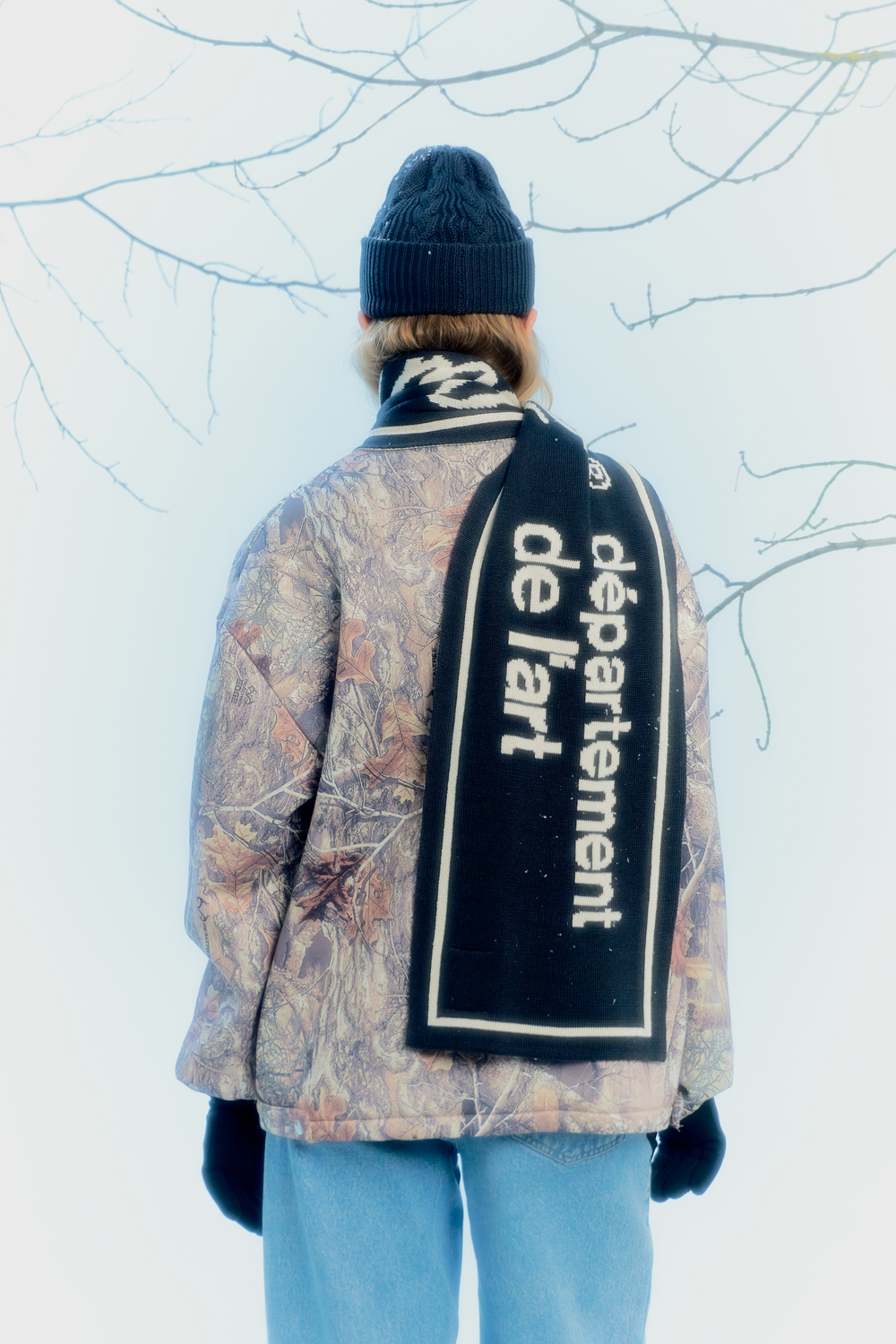 Шарф Called a Garment Art Department "Charcoal"