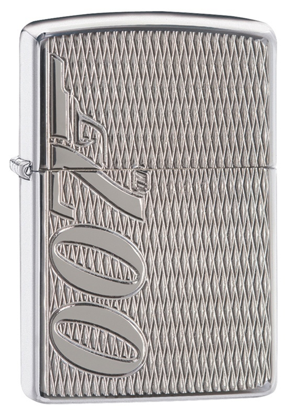 Зажигалка Zippo James Bond, прочный корпус Armor с покрытием High Polish Chrome, латунь/сталь