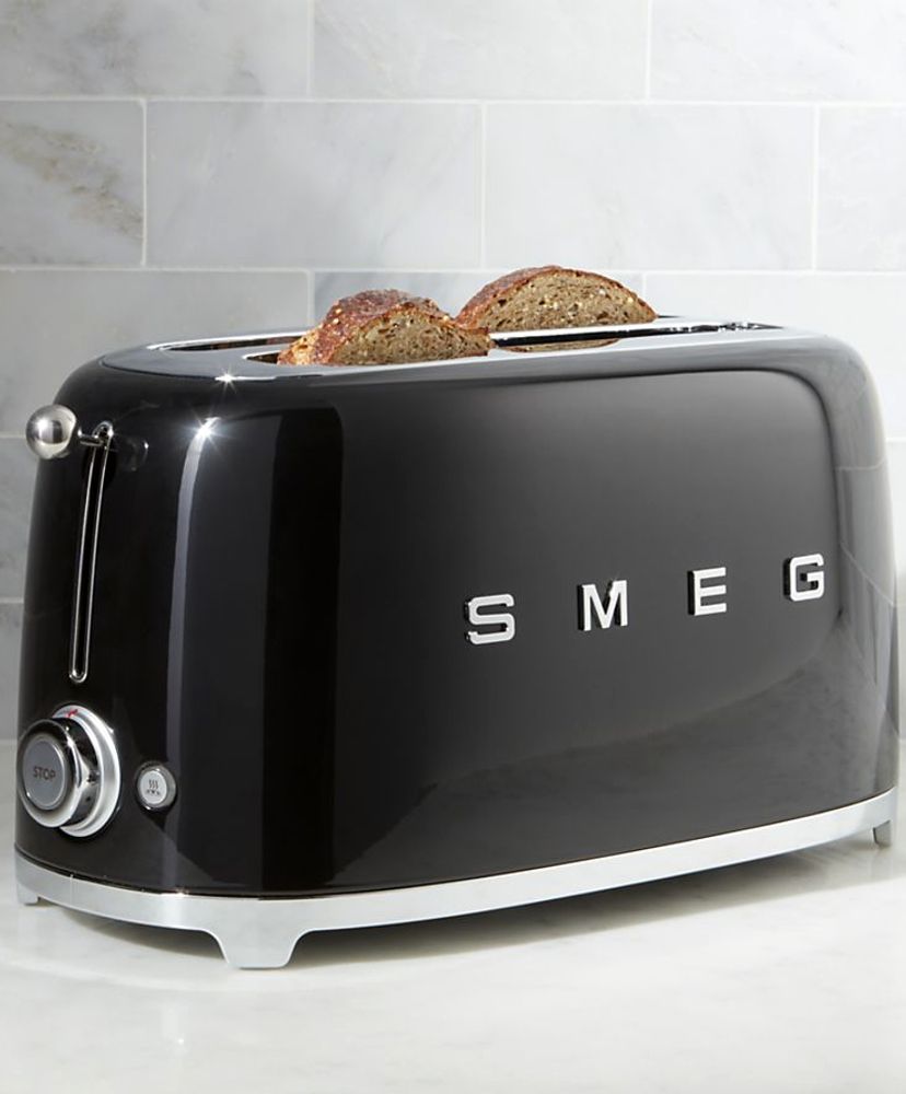 Smeg Тостер на 4 тоста, черный