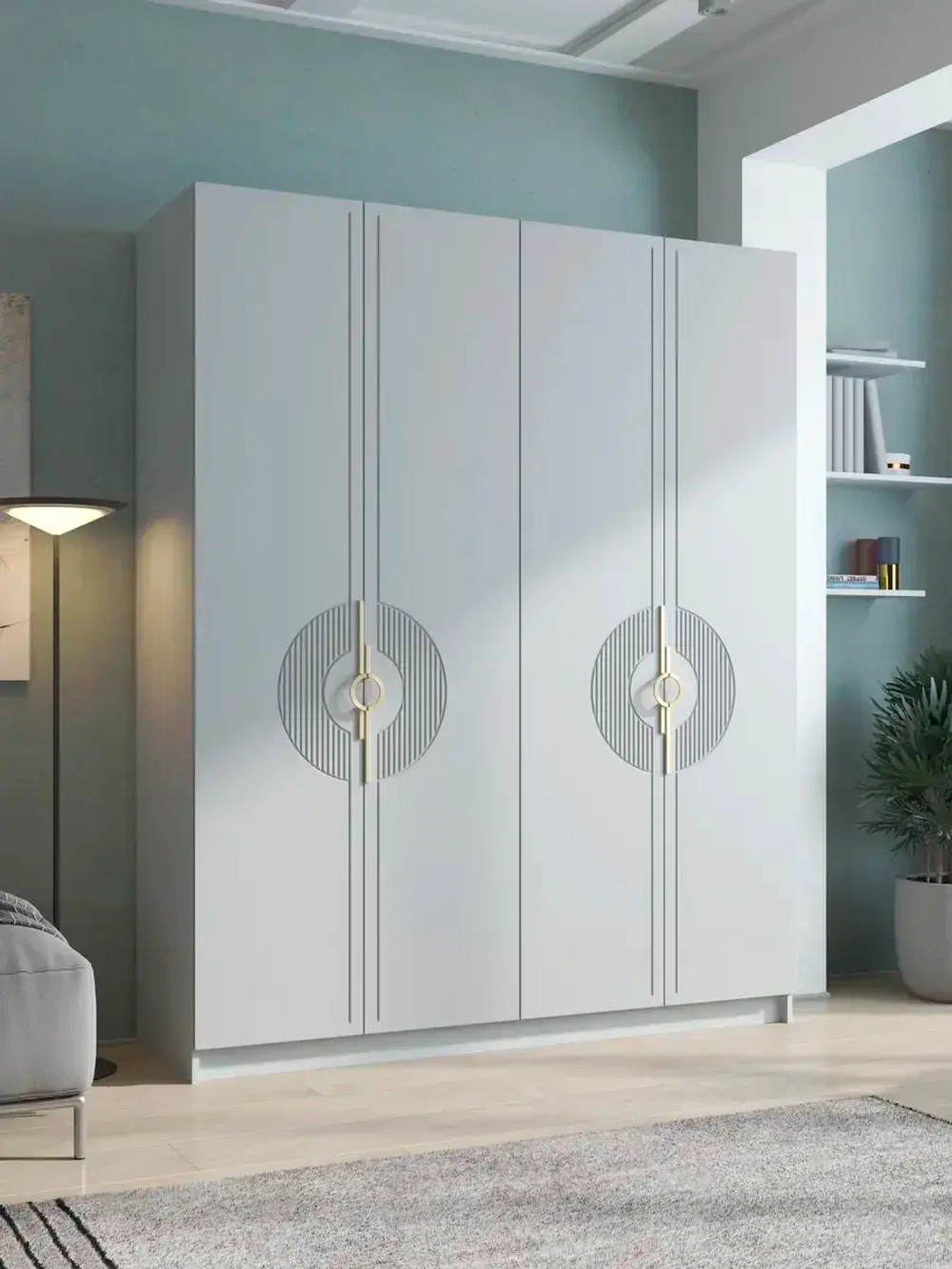 Шкаф распашной 160х50х200 Olivia 7