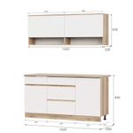 Брауни (МебФонд) Кухонный гарнитур 1600мм