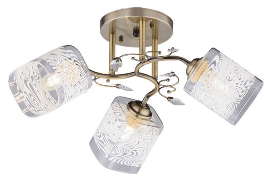 07146/3 BRONZE (2) Люстра (RL)