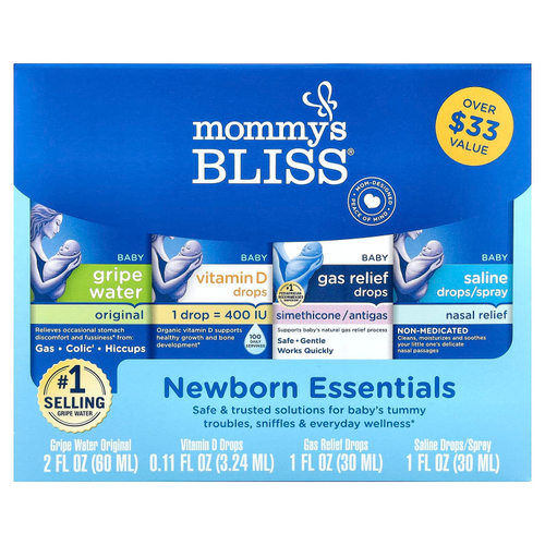 Mommy's Bliss, Newborn Essentials, набор из 4 предметов