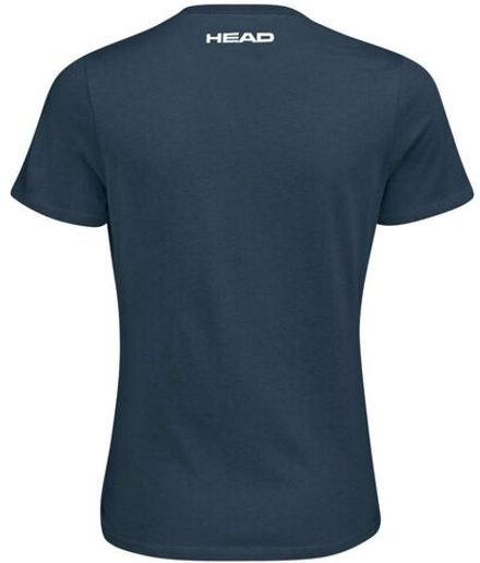 Женская футболка Head Club Lara T-Shirt - темно-синий