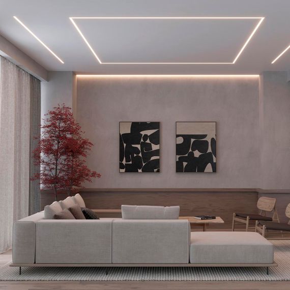 Профиль Arlight Stretch-20-Wall-D-Side-2000 White 042945