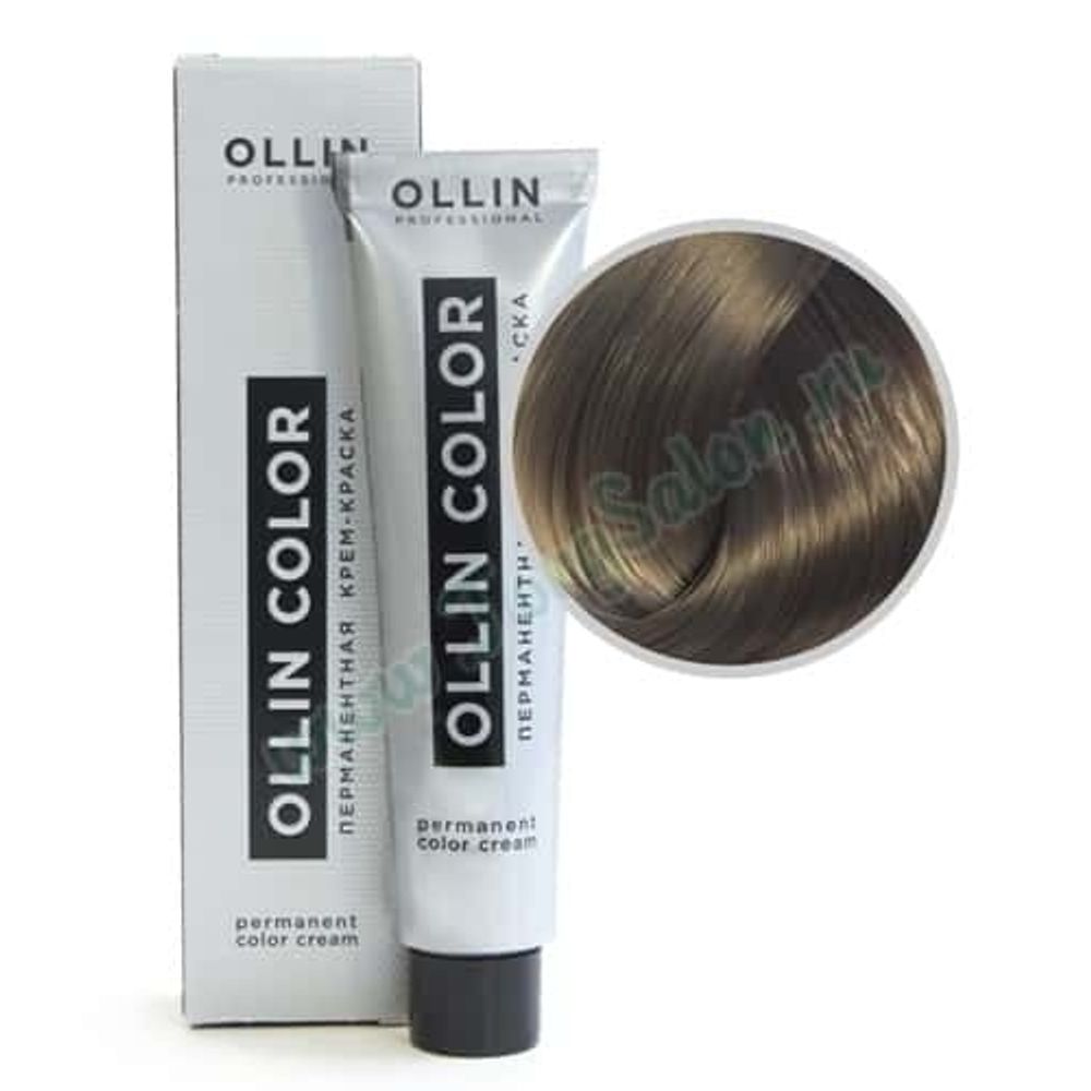Крем краска для волос перманентная Ollin Color «Русый пепельный» 7/1
