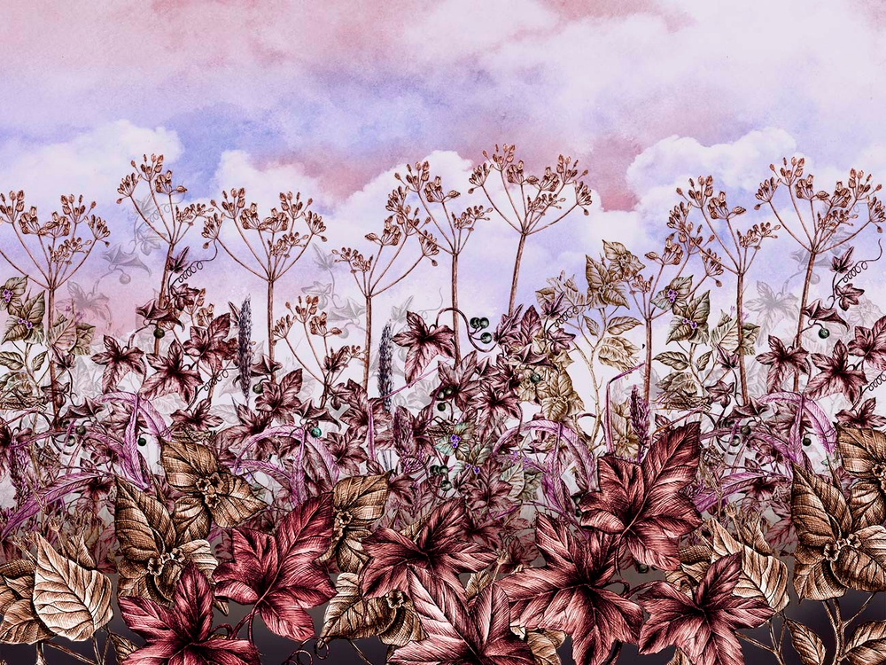 Дизайнерские обои Wall Street Botanica