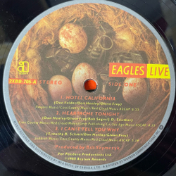 Винтажная виниловая пластинка LP Eagles Live (Canada 1980)