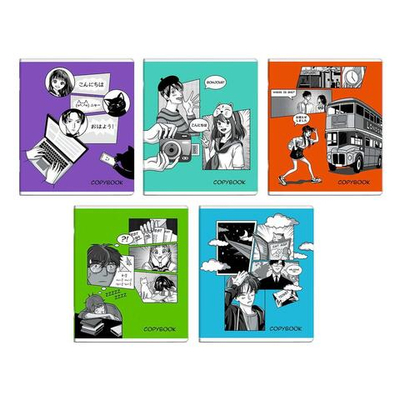 Тетрадь А5 48л. клетка "Аниме" (Феникс+)