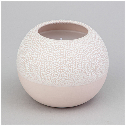 СВЕЧА ИНТЕРЬЕРНАЯ КОЛЛЕКЦИЯ "ЖЕМЧУЖИНА" 500МЛ 11*11*8.8СМ